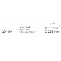 فرز الماسه، ISO835RA، استوانهای شکل، standard (204 RA)