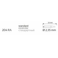 فرز الماسه، ISO835RA، استوانه‌ای شکل، standard (204 RA)