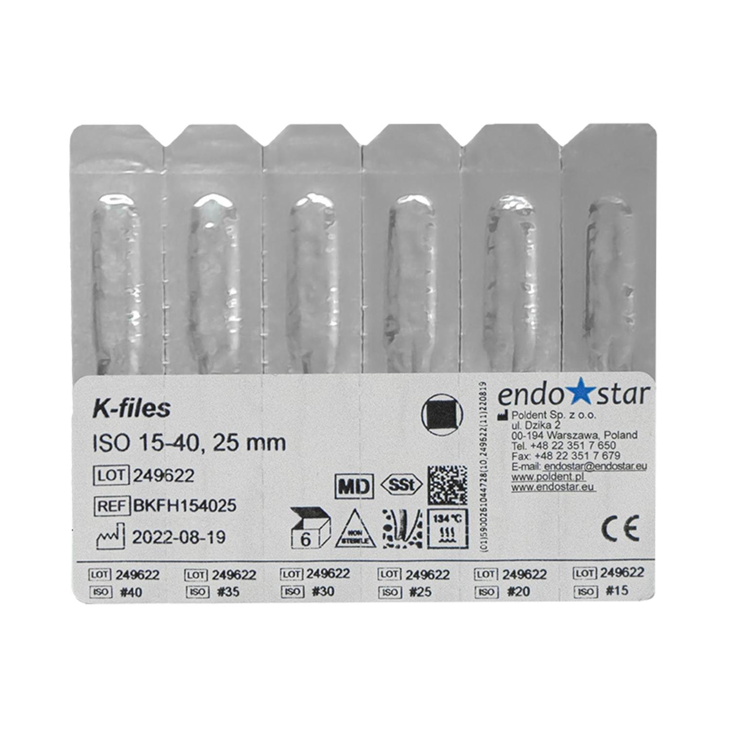 فایل دستی Endostar K-files