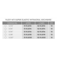 آرچ وایر Orthometric Flexy NiTi Super-Elastic ROUND